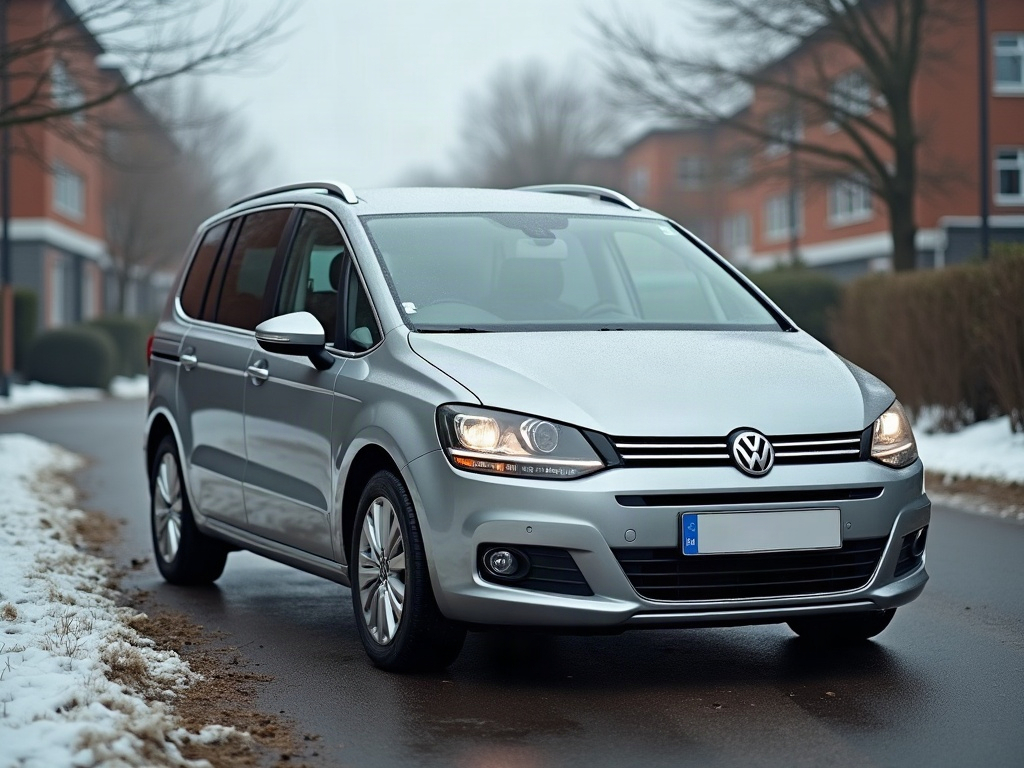 A photorealistic silver seven-seater family MPV — AI car build by @pawelchojaczyk