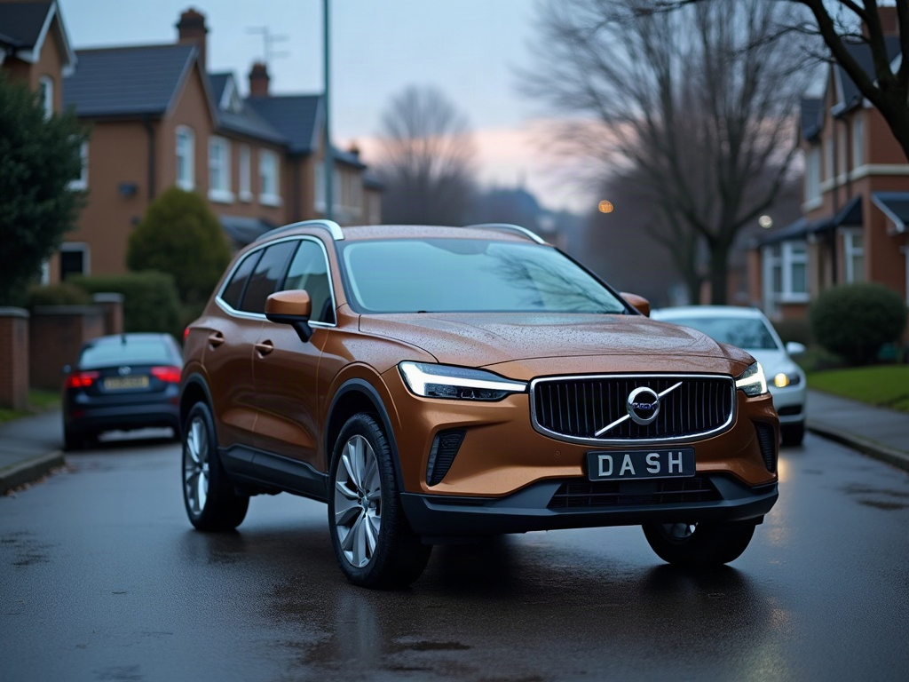 A photorealistic bronze mid-size crossover — AI car build by @holch307