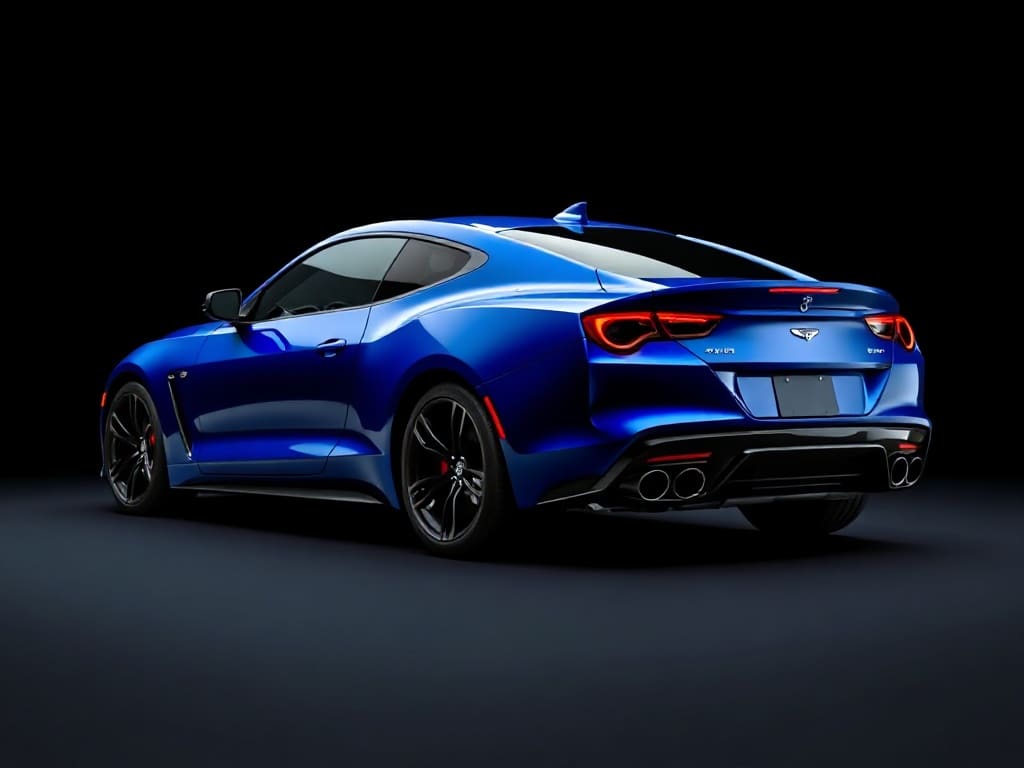 Seeded model render — AI car build by @king