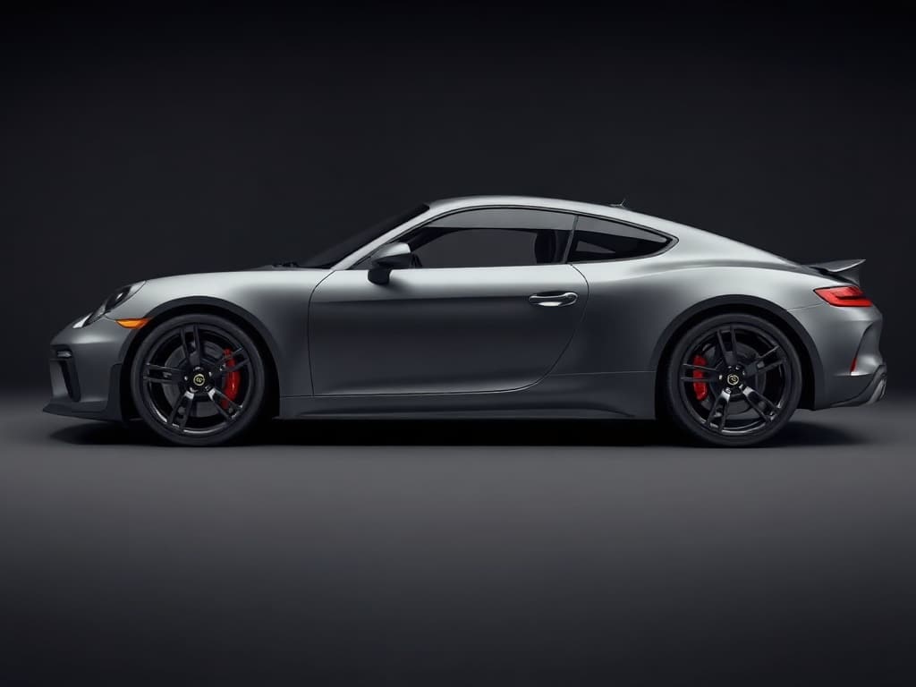 Seeded model render — AI car build by @king