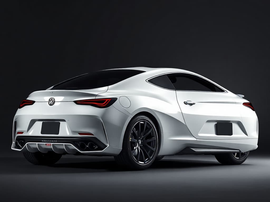 Seeded model render — AI car build by @king