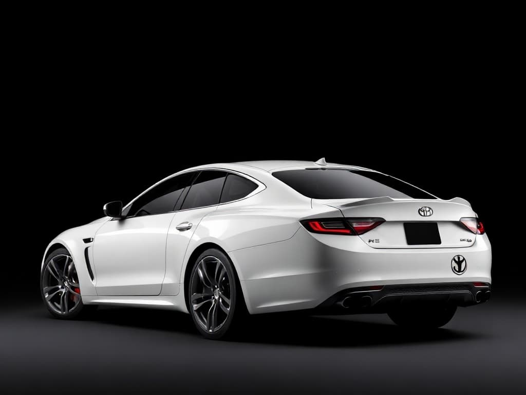 Seeded model render — AI car build by @king