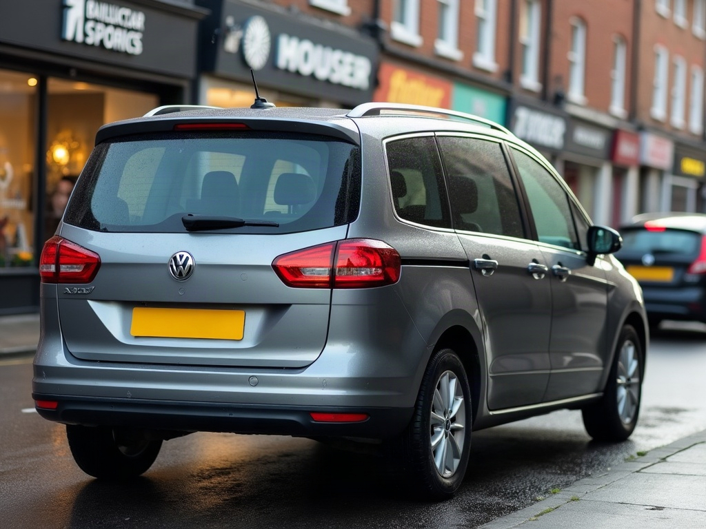 A photorealistic grey small MPV people carrier — AI car build by @mburu697