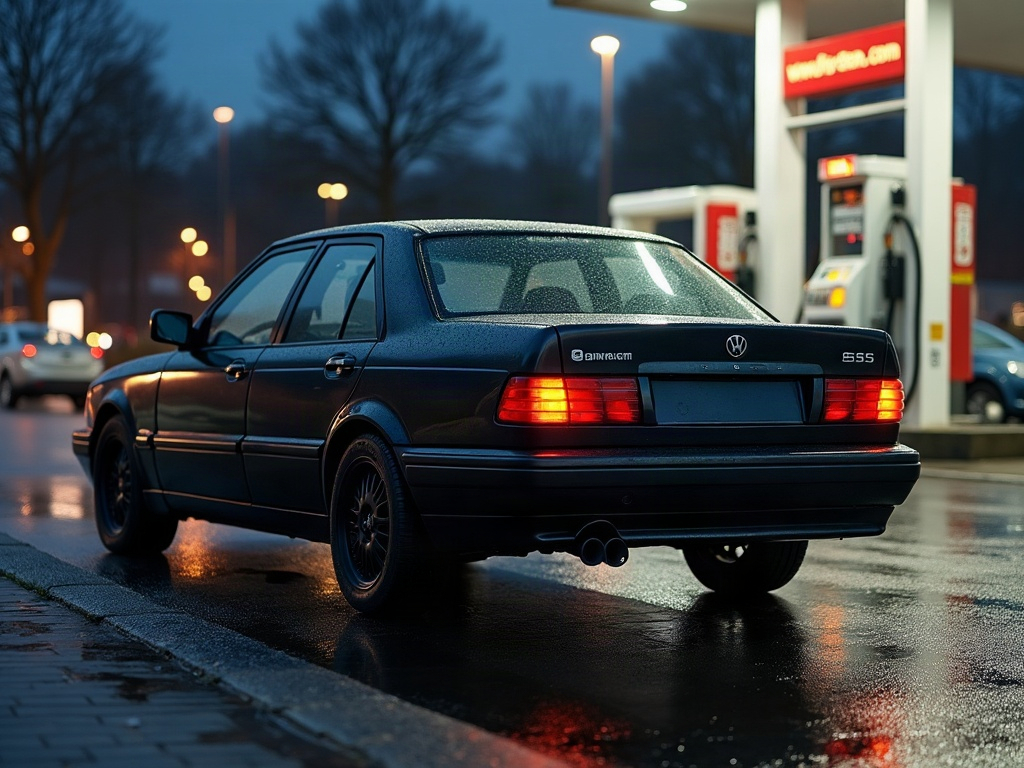 A photorealistic anthracite everyday commuter sedan — AI car build by @estermattos018