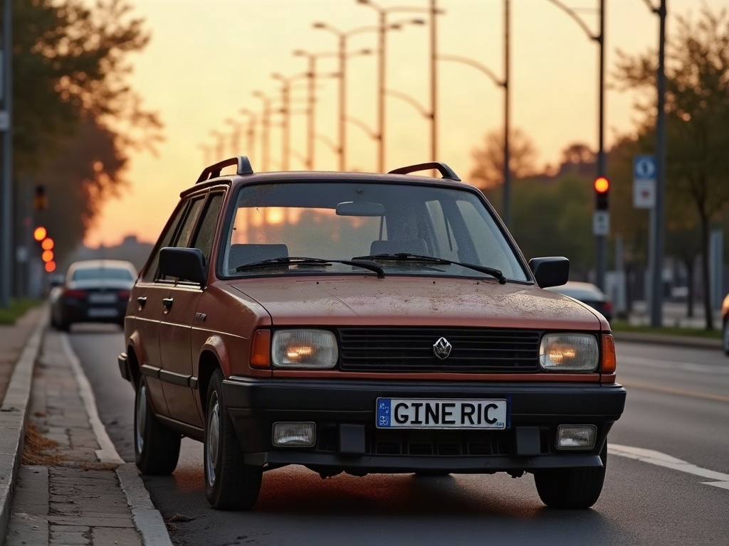A photorealistic copper high-roof estate — AI car build by @gineric212010