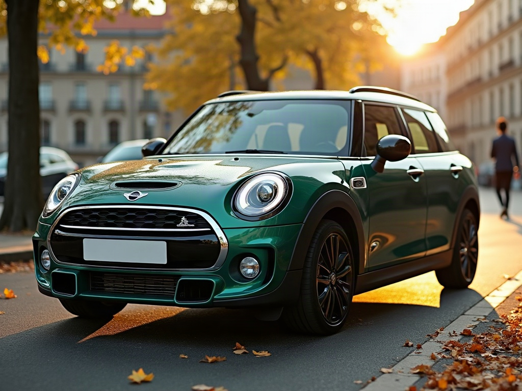 A photorealistic forest green high-roof estate — AI car build by @ernestokrawchik